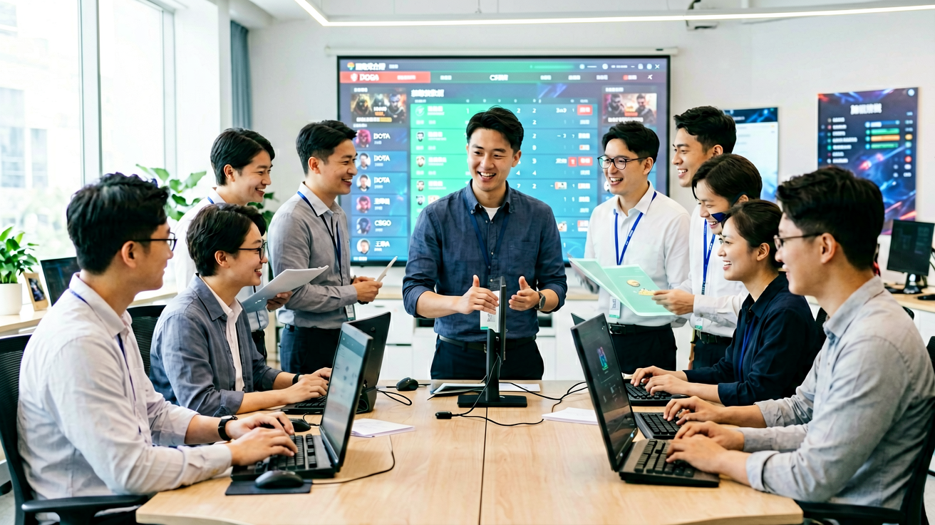 电竞比分平台界面展示，提供电竞赛事比分与赛程数据服务